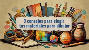 Aprende a elegir tus materiales para dibujar con estos 3 consejos prácticos y sencillos.